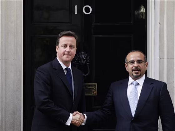 David Cameron, Shaikh Salman bin Hamad Al Khalifa